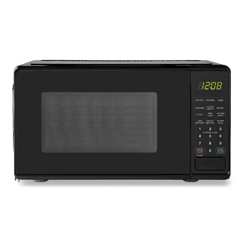 Mainstays 0.7 cu. ft. Countertop Microwave Oven, 700 Watts, Black image 0