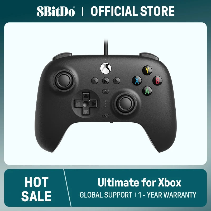 8BitDo - Ultimate Wired Controller for Xbox Series, Series S, X, Xbox One, Wind image 1