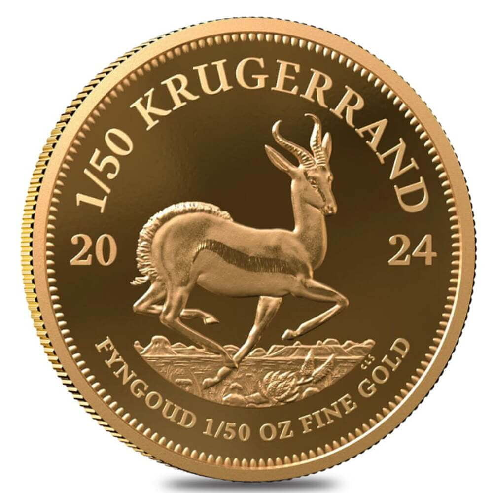 2024 South Africa 1/50 oz Proof Gold Krugerrand image 3
