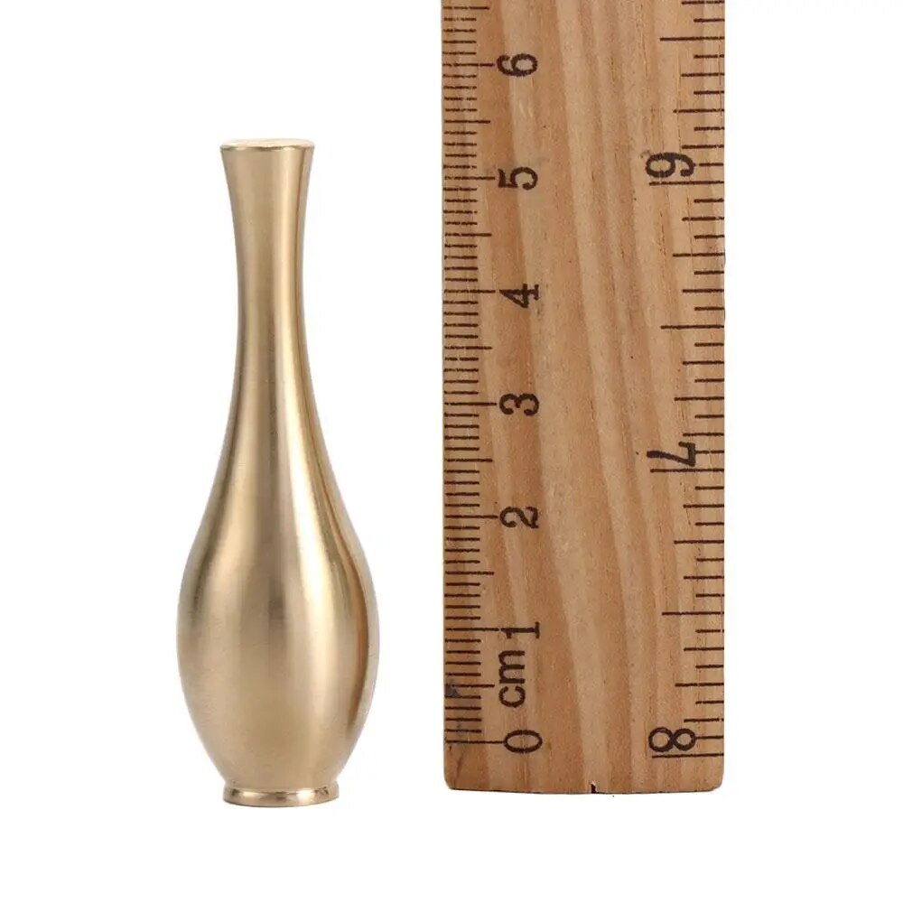 Mini Pure Copper Vase Gold Living Room Decorative Antique Vase Unique Vase Nord image 4