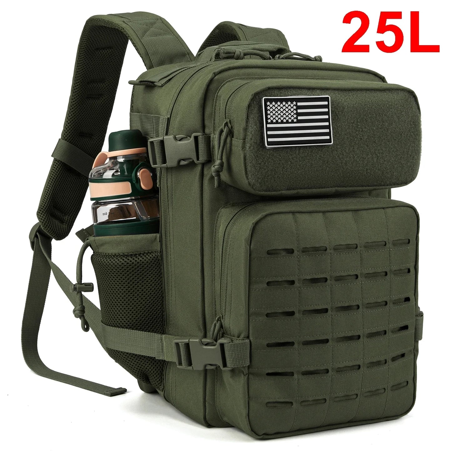 QT&QY 25L/45L Tactical Military Backpack for Men and Women Army Assault Pack Ba image 5