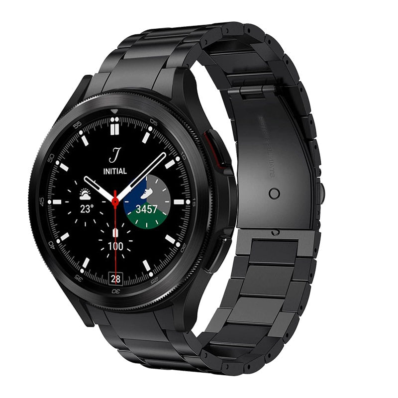 Correa de acero inoxidable para Galaxy Watch 4 y 5 (44 mm y 40 mm)