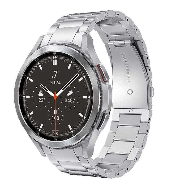 Correa de acero inoxidable para Galaxy Watch 4 y 5 (44 mm y 40 mm)