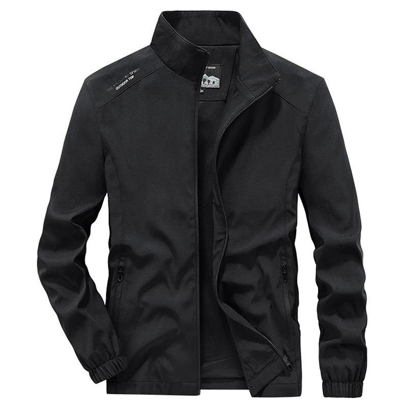 Men's Spring Autumn Lightweight Varsity Jacket Windbreaker Bomber Jacket Windpr image 0