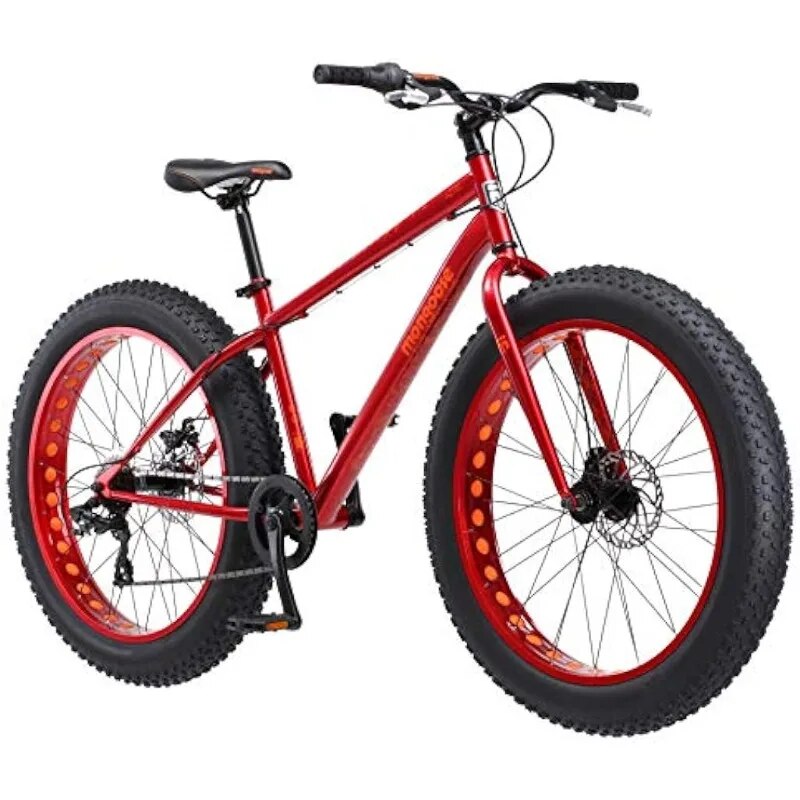 Aztec Mens and Womens Fat Tire Bike, 18-Inch Steel Frame, 26-Inch Wheels, 4-Inc image 2