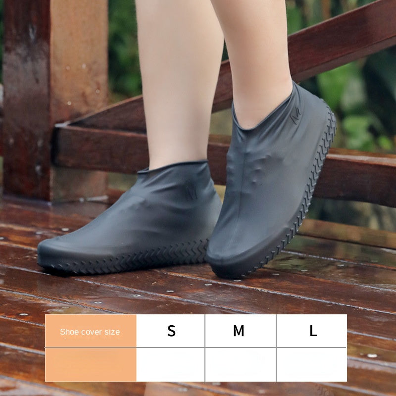 Reusable Waterproof Rain Shoes Covers Silicone Outdoor Rain Boot Overshoes Walk image 3