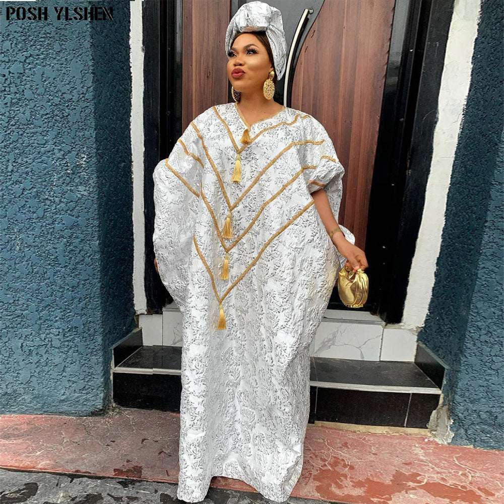 Ramadan Abaya Dubai Luxury African Dresses for Women 2024 Muslim Nigeria Tradit image 1