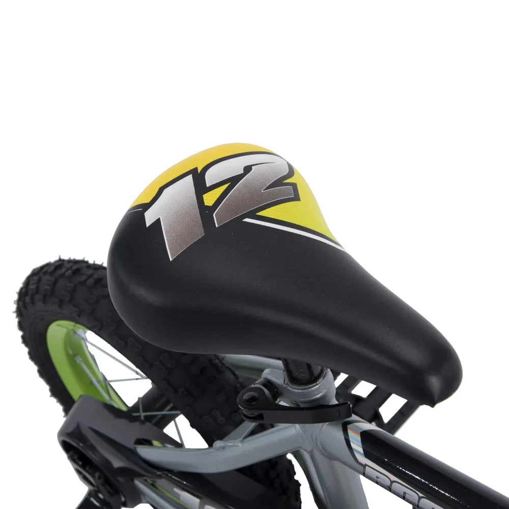 12 In. Rock It Boy Kids Bike, Silver Matte and Lime Mini Velo Pliant Popular image 4