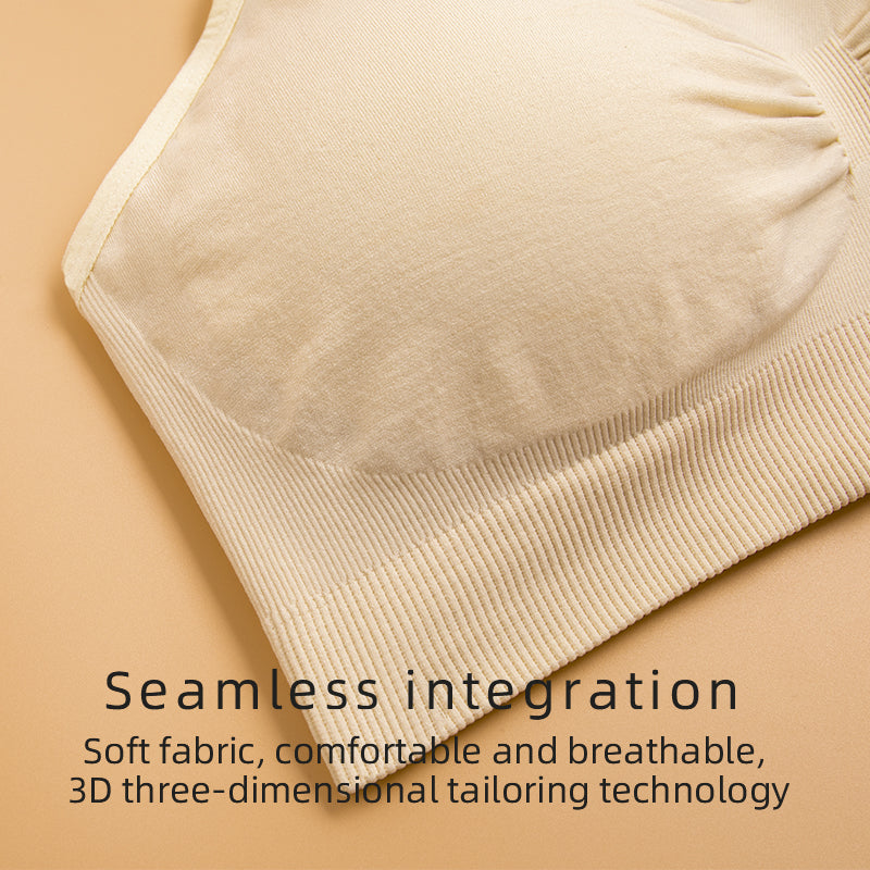 High Quality Plus Size Nursing Bra Breathable Women Breastfeeding Underwear Sea image 16