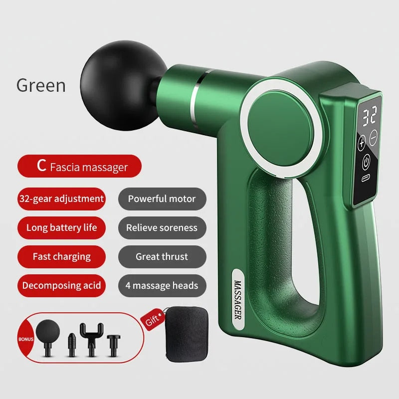 Mini Fascia Gun Vibration Massage Portable Small Massager Muscle Relaxation Bod image 8