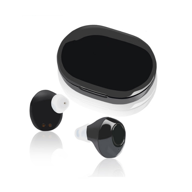 1 Pair USB Rechargeable Mini In Ear Portable Invisible Hearing Aids Assistant A image 6