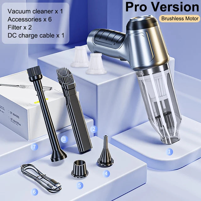 Car Vacuum Cleaner Wireless Mini Vacuum Cleaner Car Handheld Auto Cleaning Mac image 2