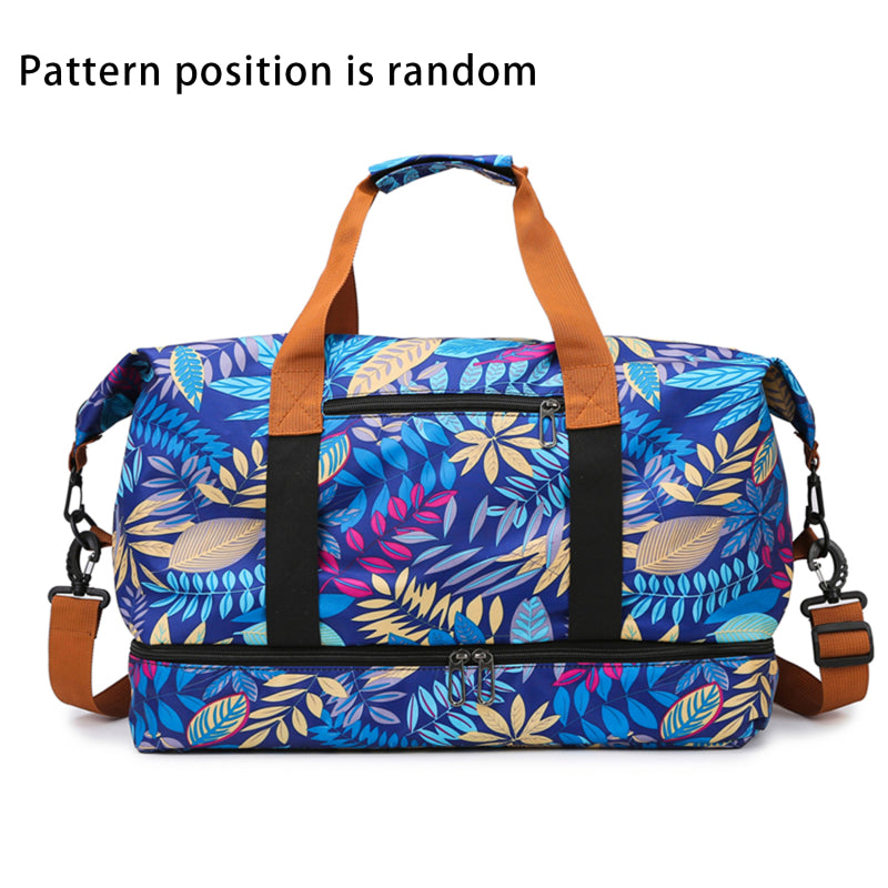 Travel Bag Male Female Large-Capacity Hand Luggage Dry-Wet Separation Sports Fi image 3