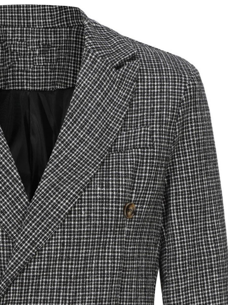 Men's Stylish Casual Blazer Slim Fit Gentleman Business Suit Jacket Versatile S image 3
