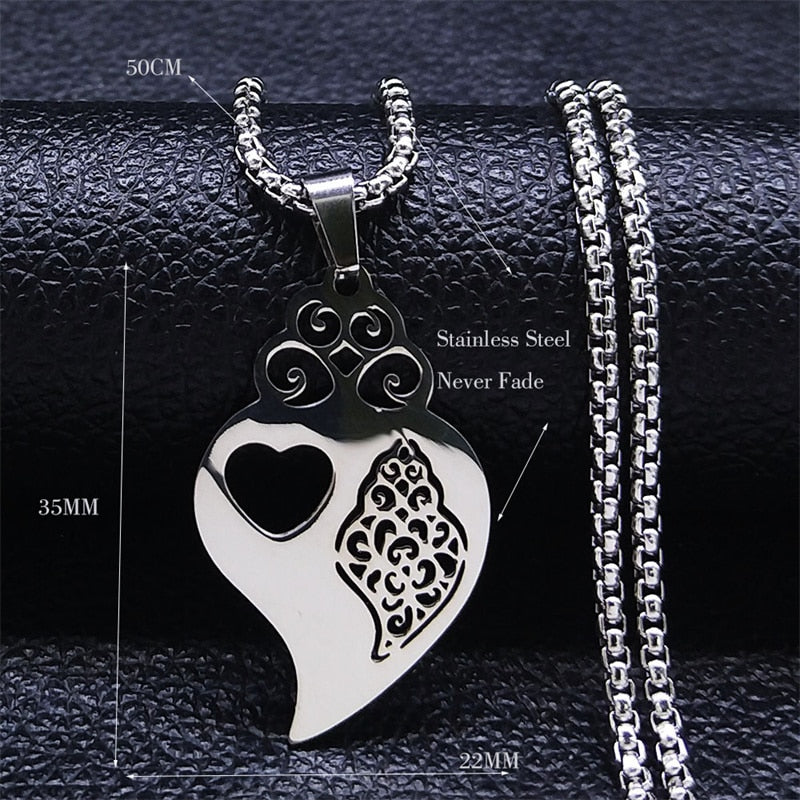 Jesus Cross Stainless Steel Pendant Necklace Gold Color Women/Men Religious image 4