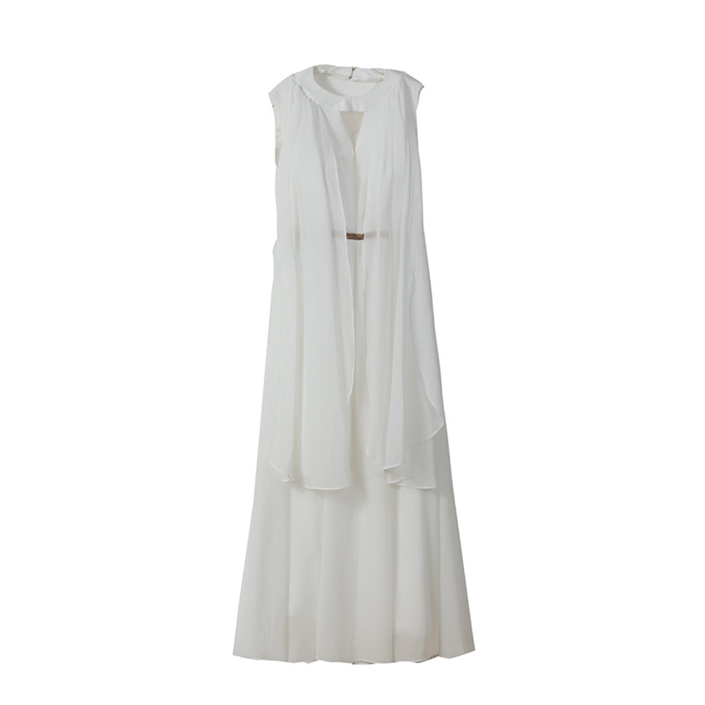 Women Dress 2024 Spring V Neck Sexy Elegant long Dress Autumn cape Sleeve Gown image 4