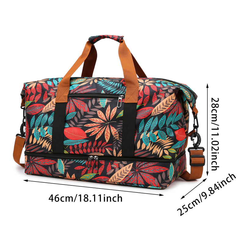 Travel Bag Male Female Large-Capacity Hand Luggage Dry-Wet Separation Sports Fi image 5