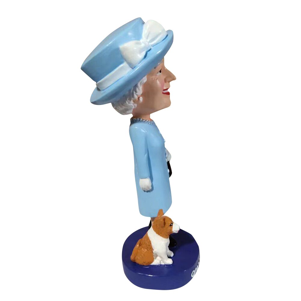 Elizabeth II Table Decorations Resin Waterproof Commemorative Sculpture Wear image 5