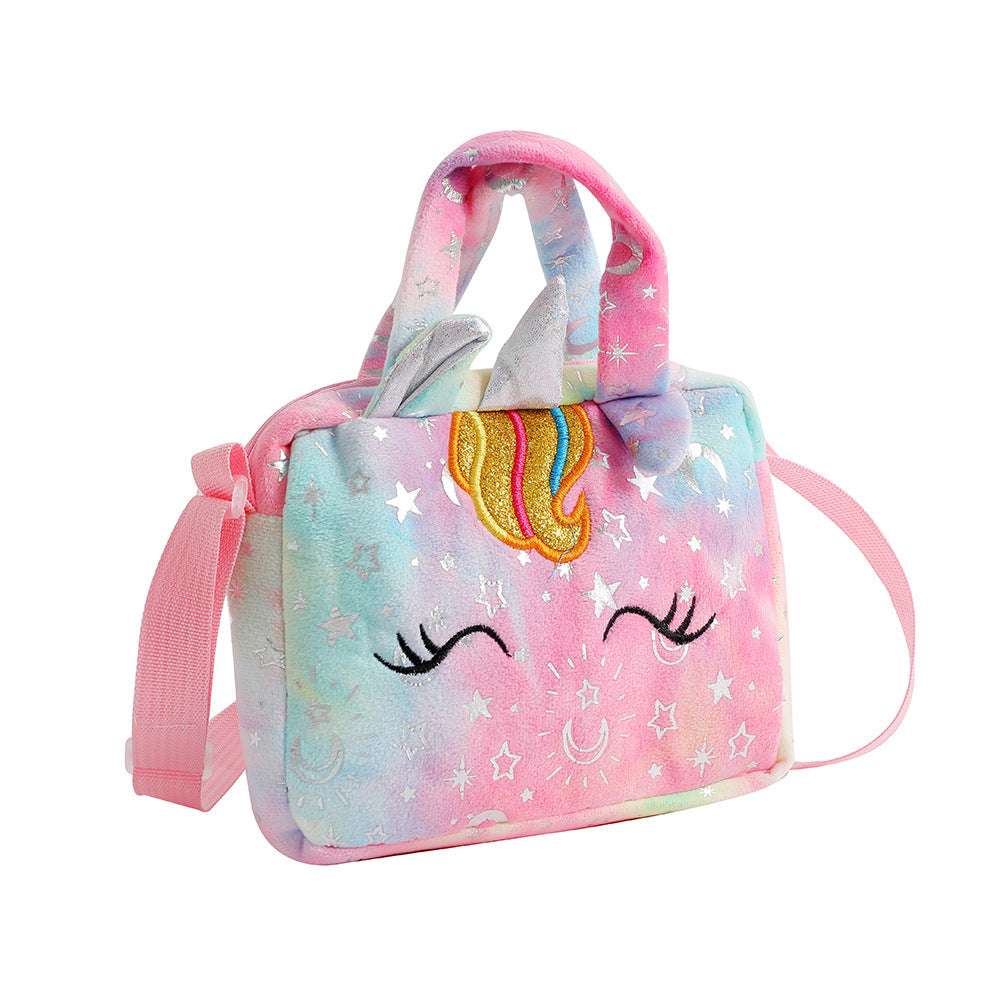 Sweet Unicorn Handbags For Girls Lovely Kids Crossbody Bag Children Gift Little image 2