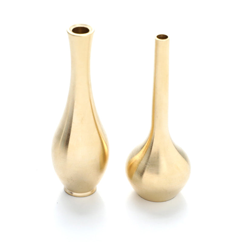 Nordic Mini Pure Copper Vase Plated Golden Flower Home Decoration Living Room A image 5