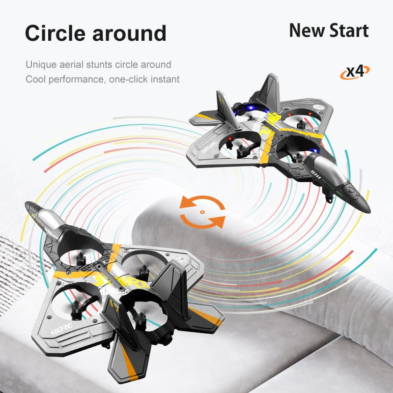 V17 RC Remote Control Airplane Drone 2.4G Gravity Sensing Remote Control Plane image 10