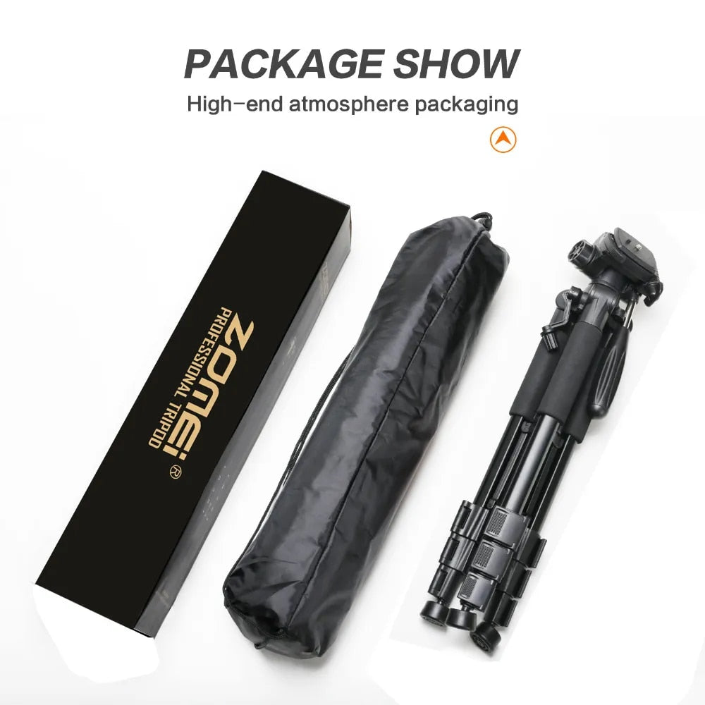 ZOMEI Q111 Professional Portable Travel Aluminum Camera Tripod&Pan Head for SLR image 8