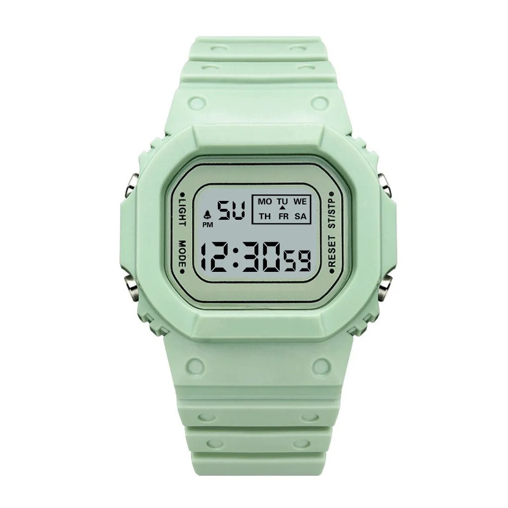 Fashion Men Women Watches Gold Casual Transparent Digital Sport Watch Lover's G image 12