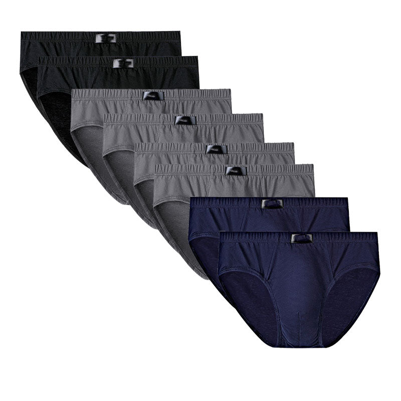 8Pcs Fashion Men's Panties Mens Cotton Underwear Men Briefsr Bikini Pant Men C image 7