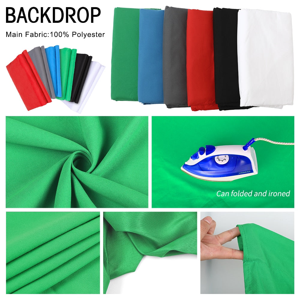 Photography Background Backdrop Green Screen Chromakey Muslin Backdrops for Pho image 7