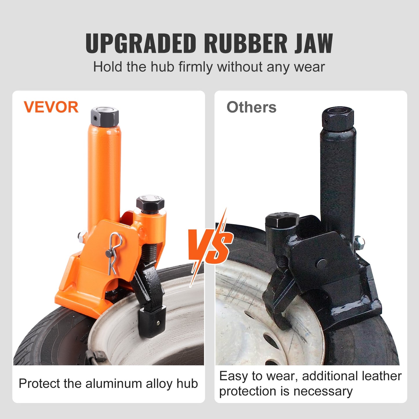 VEVOR Manual Tire Bead Breaker 38"-42" Tires Changer Tool with Rubber Pad Prote image 6