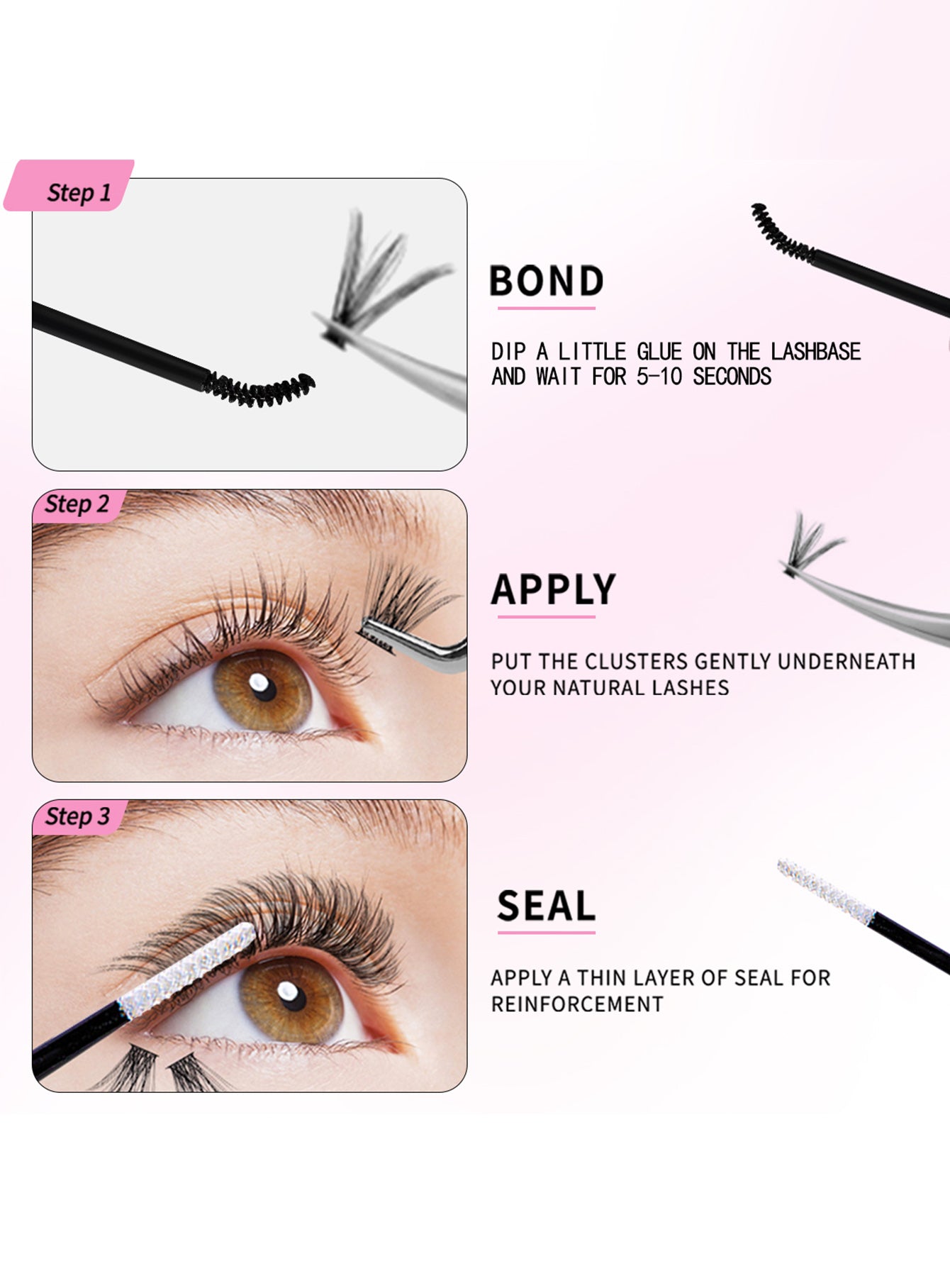 Lash Bond and Seal 10ml Individual Lashes Glue and Seal Super Strong Hold Lash image 6