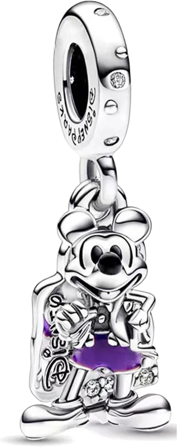925 Silver Disney 100th Princess Pumpkin Cart Mickey Minnie Dumbo Charm Stitch image 33