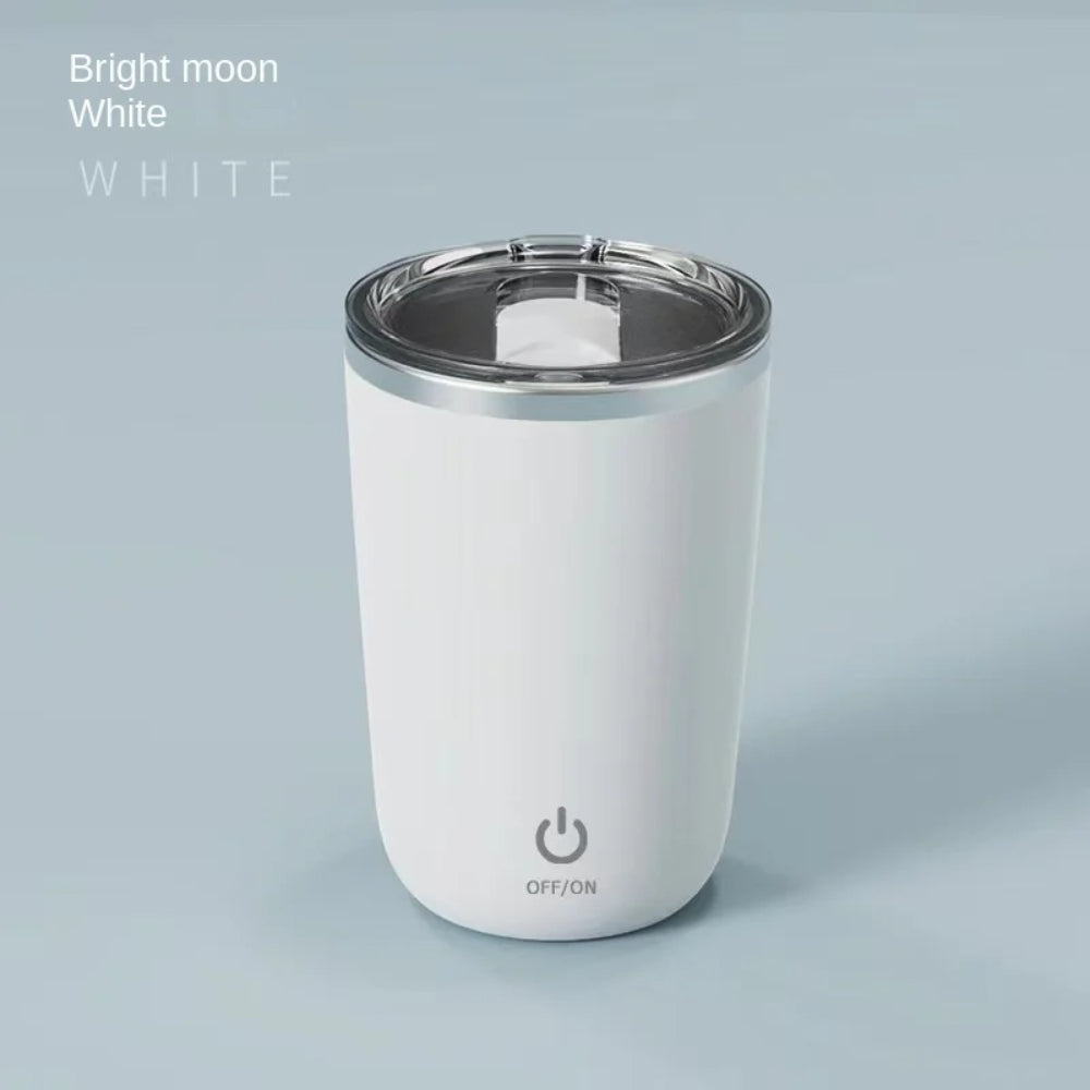 Self Stirring Coffee Mug 2 Pieces Rotating Home Office Travel Stirring Mug Auto image 2