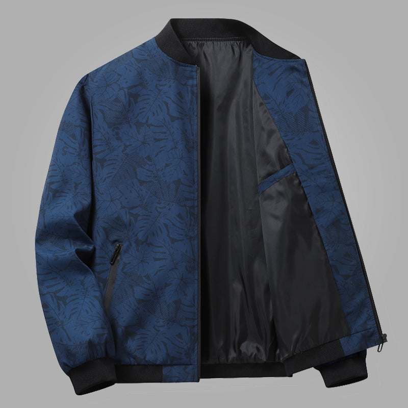 New Baseball Jacket for Mens Spring Autumn Printed Windbreaker Men Streetwear F image 6