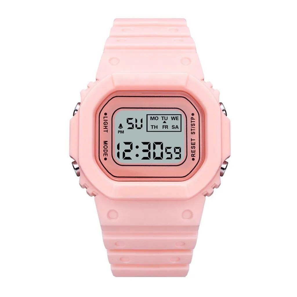 Fashion Men Women Watches Gold Casual Transparent Digital Sport Watch Lover's G image 13