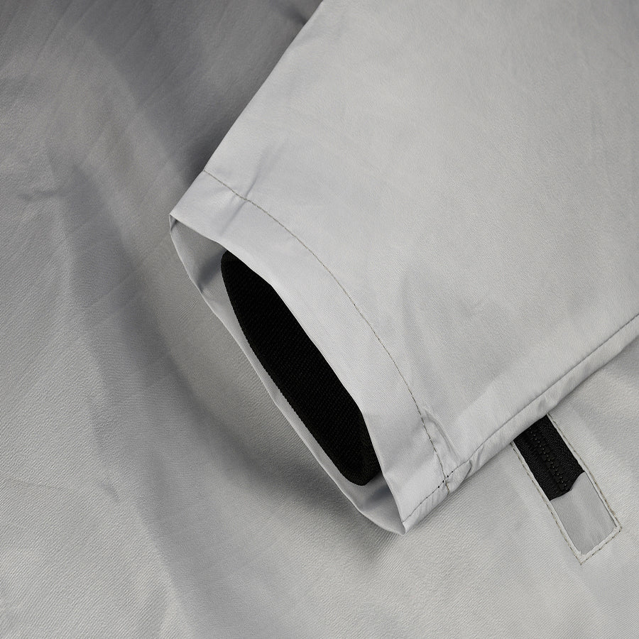 New Men's Clothing Trench Gradient Breathable Pockets Zipper Hooded Pockets Spo image 6