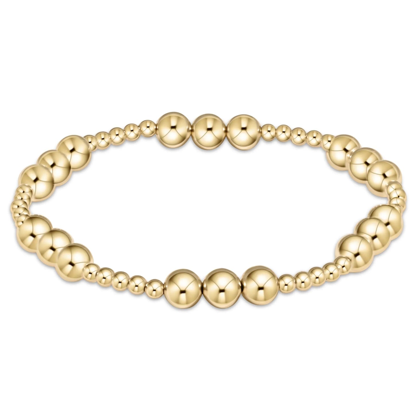 KKBEAD Stretch Bracelet Femme 18 K Waterproof Gold Plated Beaded Bracelets for image 8