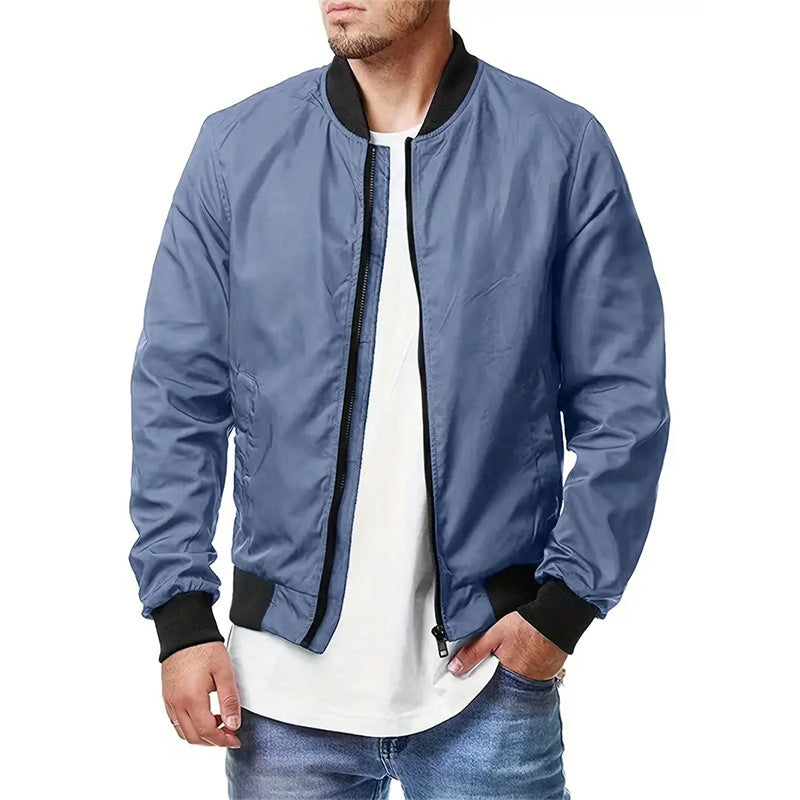 New Military Jacket Men's Slim Bomber Jacket Spring Autumn R Men Outerwear Ma-1 image 0