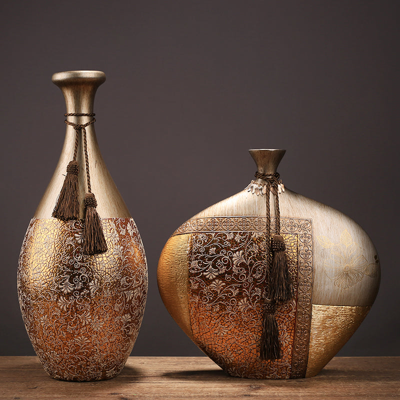New Chinese-style Home Decoration Ceramics Vase Living Room Decoration TV Cabin image 3