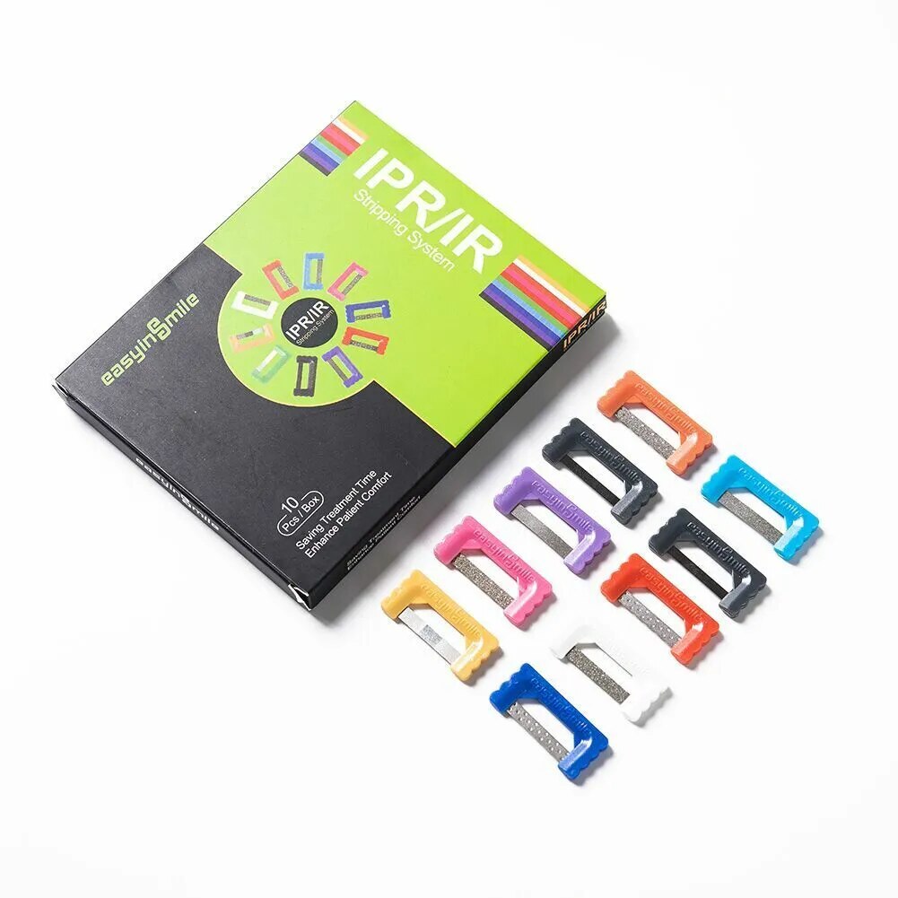 9 Size EASYINSMILE Orthodontic Interproximal Reduction Strips Dental IPR Kit Po image 7