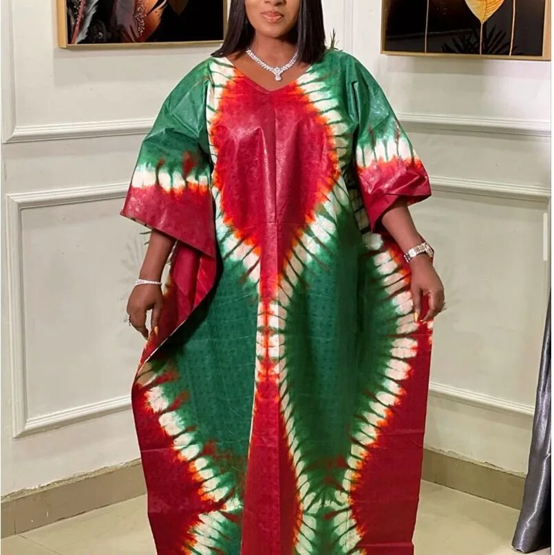 S-5XL African Dresses for Women Spring Summer Africa Party Polyester Printing P image 5