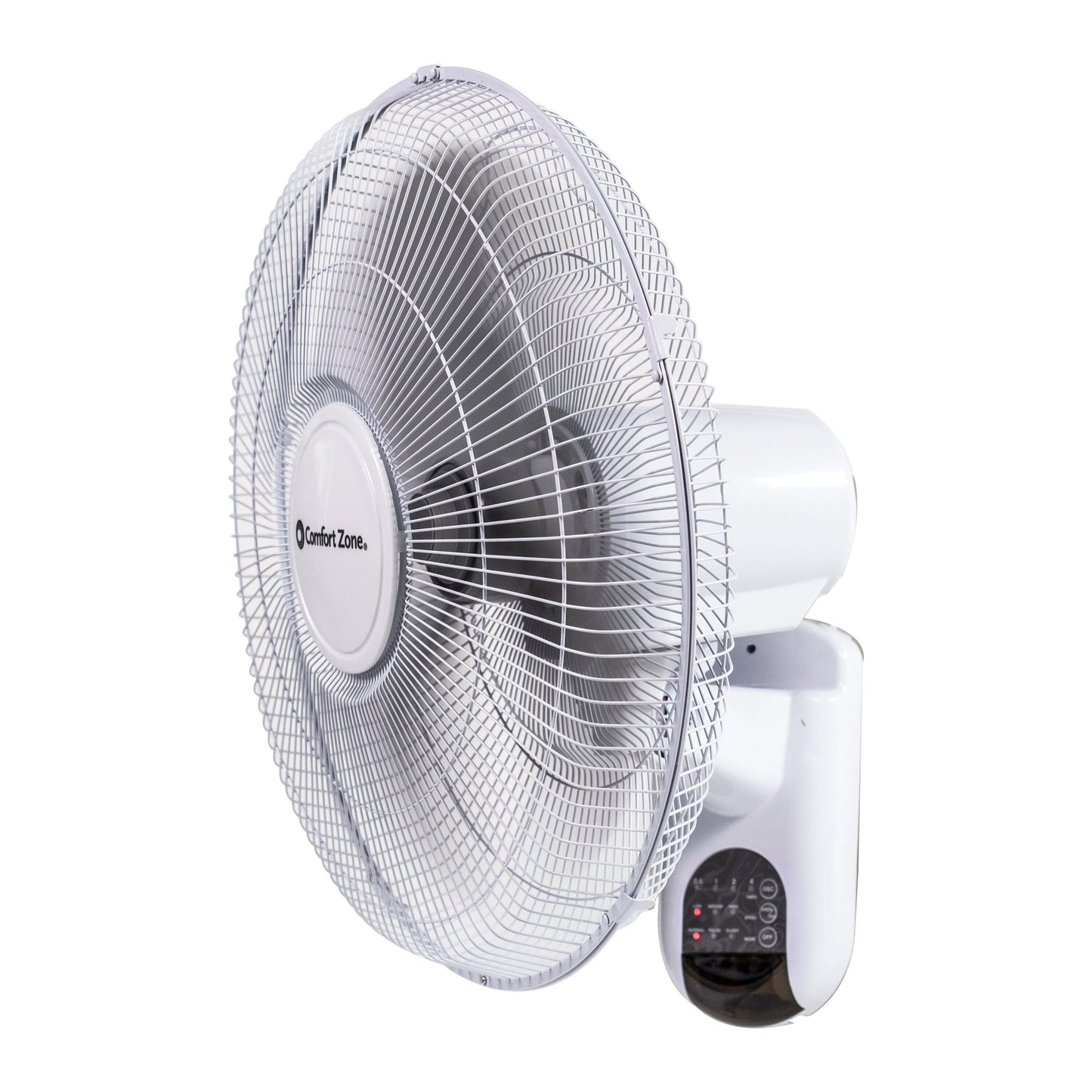 16" 3-Speed Oscillating Wall Mount Fan with Remote Control, Timer and Adjustabl image 0