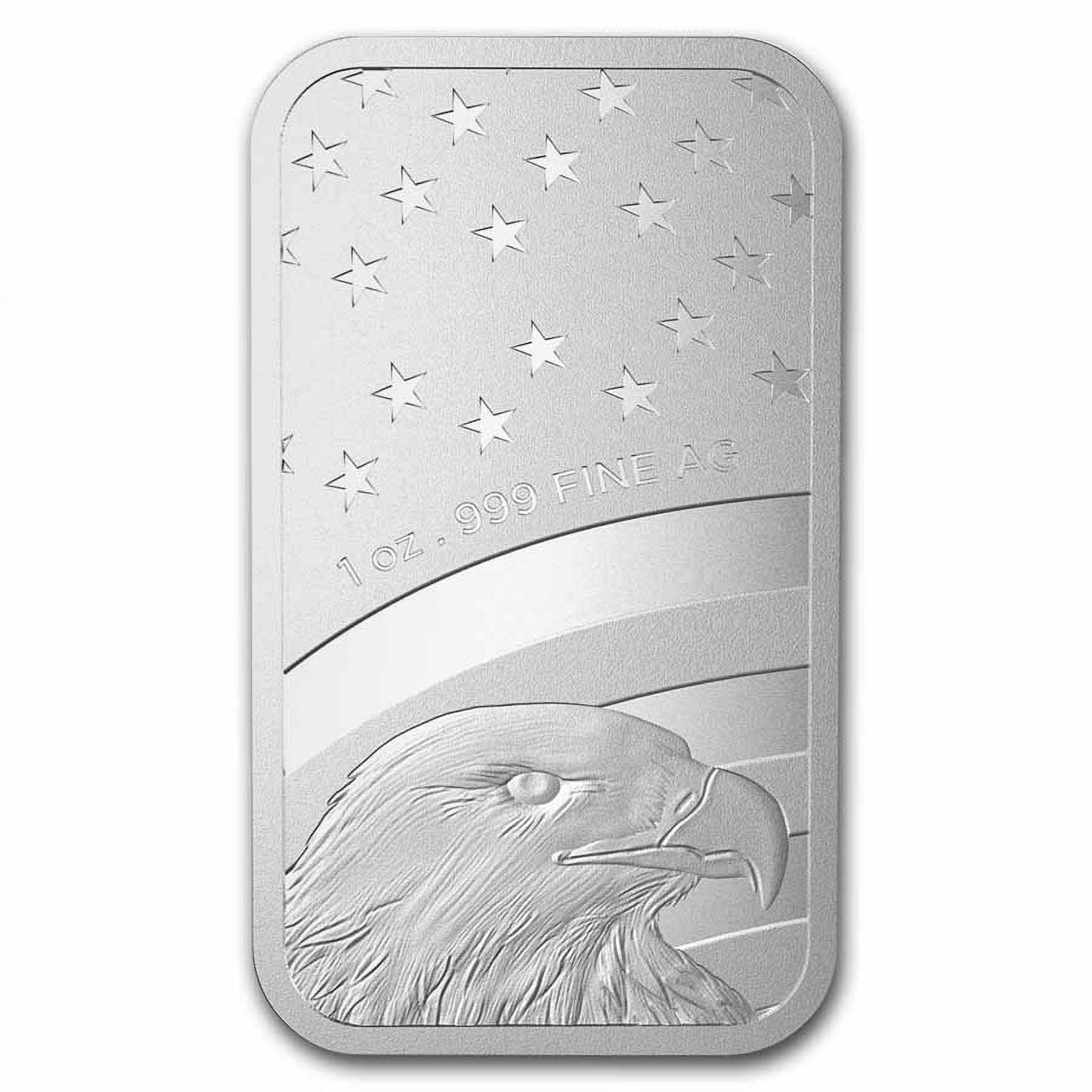 1 oz Silver Bar - American Flag Design image 1