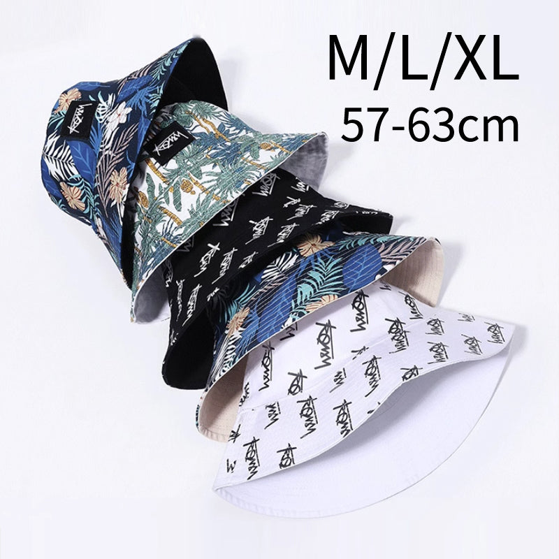 63cm Big Head Letter Bucket Hat for Men Women XL Large Hip Hop Cap Fisherman Ha image 1