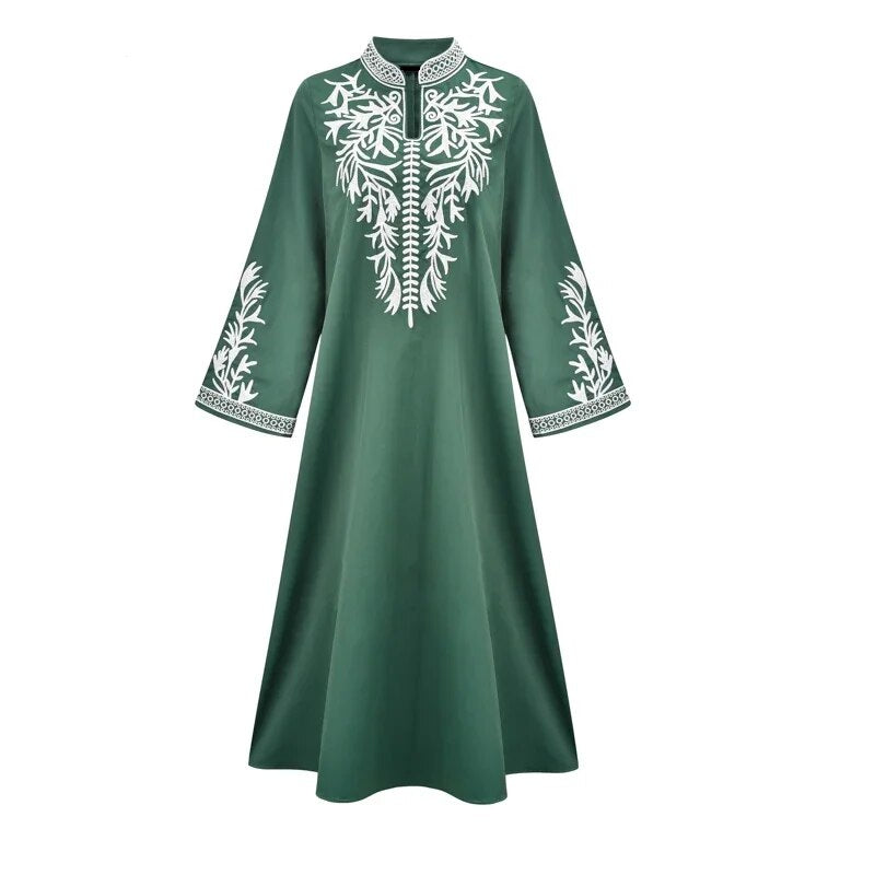 Kaftan Dubai Abaya Muslim Hijab Dress Turkey African Dresses Abayas For Women V image 2