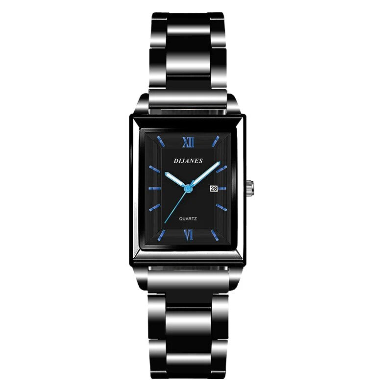 Fashion Men's Calendar Sport Casual Leather Wristwatch Luxury Business Golden S image 13