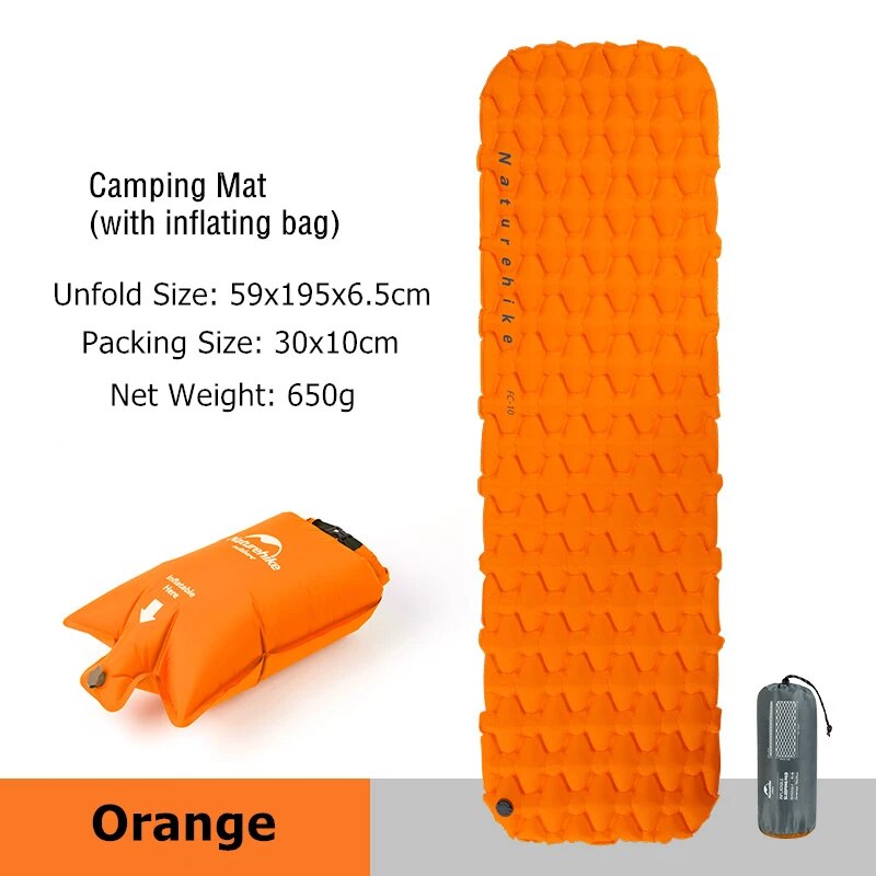 Naturehike Inflatable Mattress Air Mattress Camping Mat Ultralight Camping Matt image 3