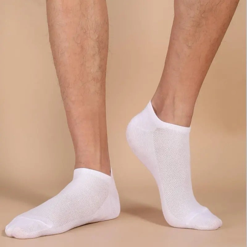 10 Pairs Unisex Casual Plain Color Boat Socks Thin Breathable Comfy Anti Odor S image 4