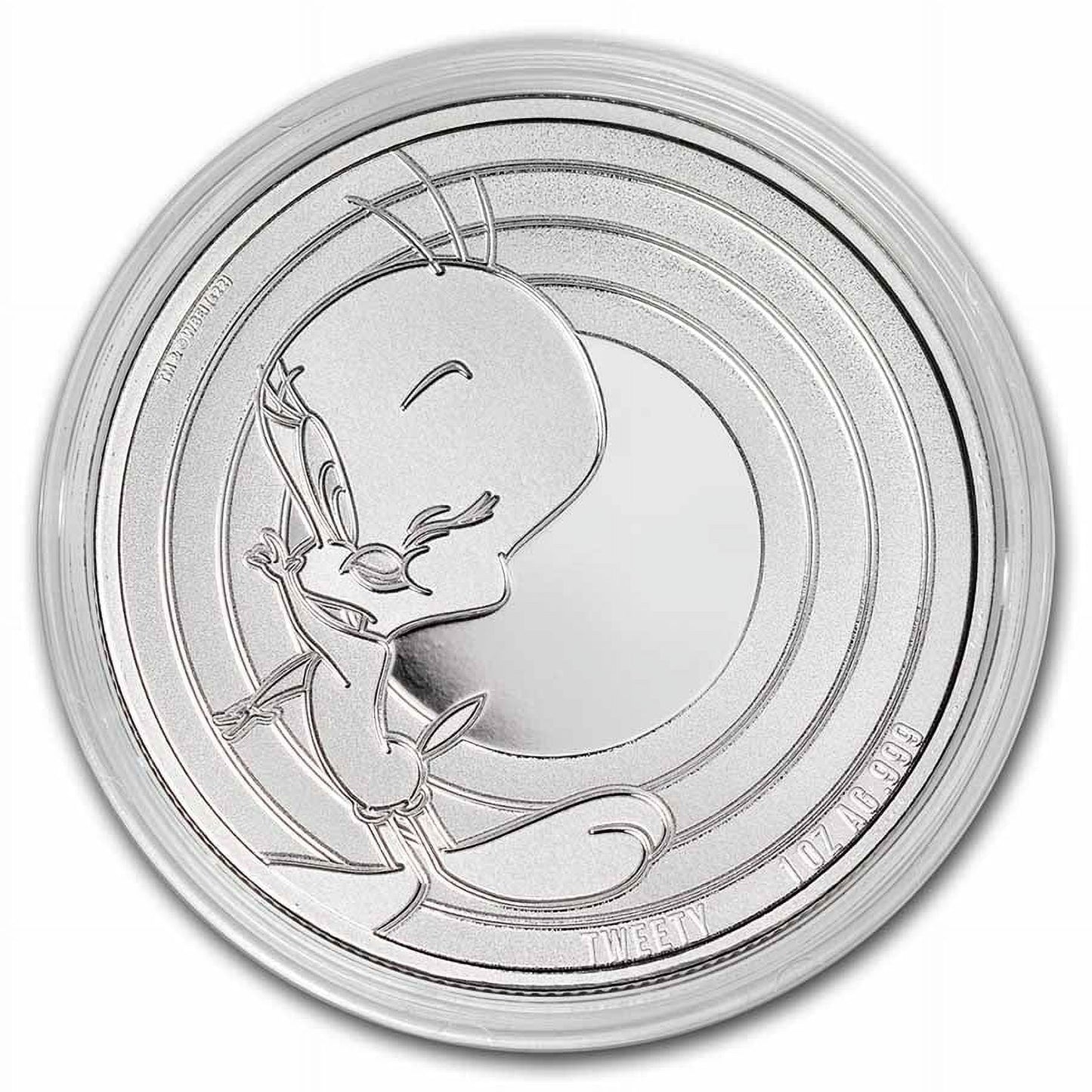 2023 Samoa 1 oz Silver Looney Tunes Tweety BU image 2