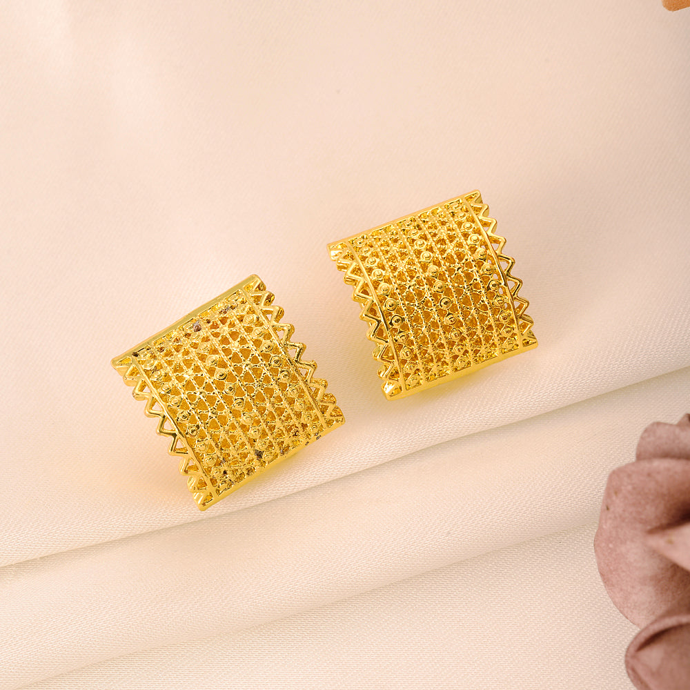 24K Gold Color Traditional Dubai Jewelry African Bride Habisha Lucky Patry Set image 5